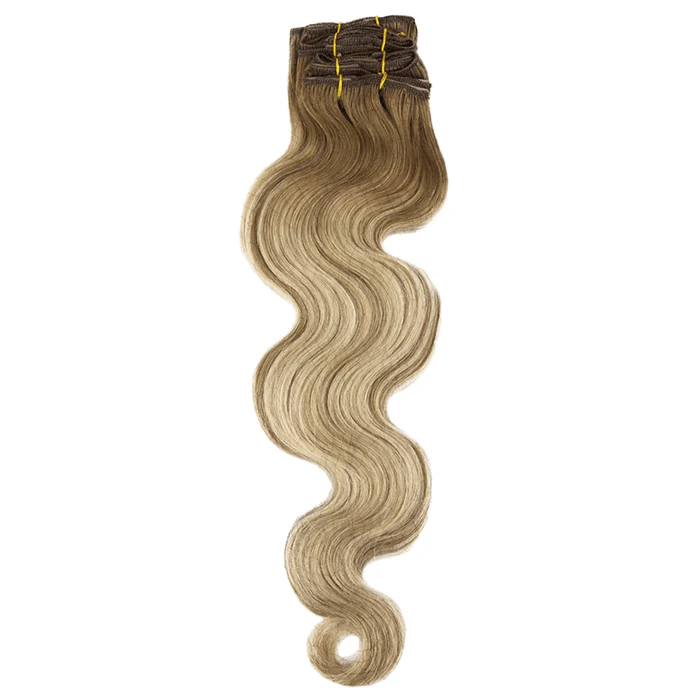 Bohyme Essential 100% Remi Human Hair CLIP-IN Extension Weave 7PCS - BODY WAVE 18" - Image 6