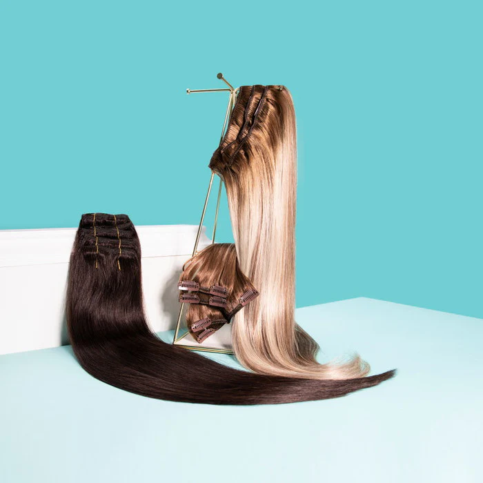 Bohyme Essential 100% Remi Human Hair CLIP-IN Weave 7PCS - SILKY STRAIGHT 14/18/22" - Image 6