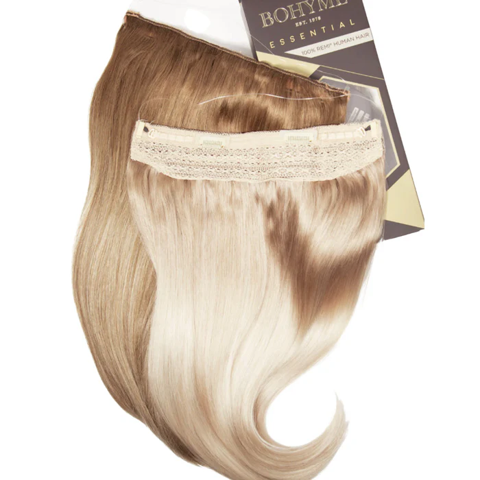 Bohyme Essential 100% Remi Human Hair Extension Weave - HALO V2 STRAIGHT 14" - Image 4