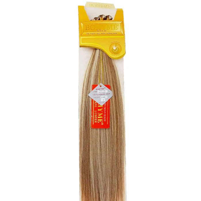 Bohyme Gold 100% Remy Human Hair Weave - SILKY STRAIGHT 14/18/22" (Hand-Tied) - Image 2