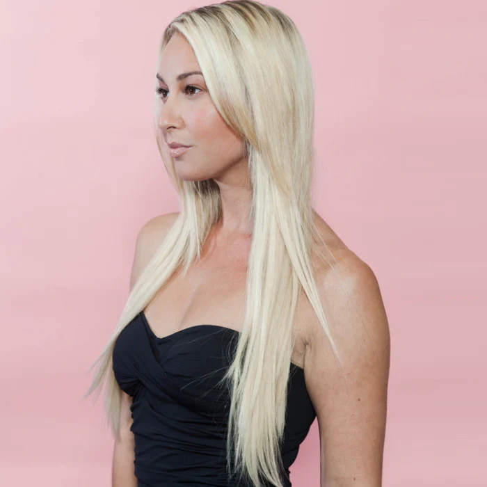 Bohyme Gold 100% Remy Human Hair Weave - SILKY STRAIGHT 14/18/22" (Hand-Tied) - Image 5