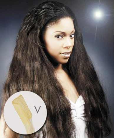 Bohyme Remi Glue Tips Extension Weave - EGYPTIAN WAVE 27 Pcs (14/18 Inch) - Image 4