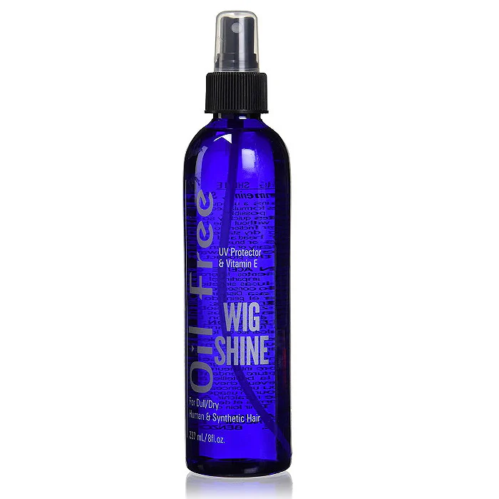 Bonfi Natural Organic Wig Shine For Dull / Dry Human and Synthetic Hair 8 oz
