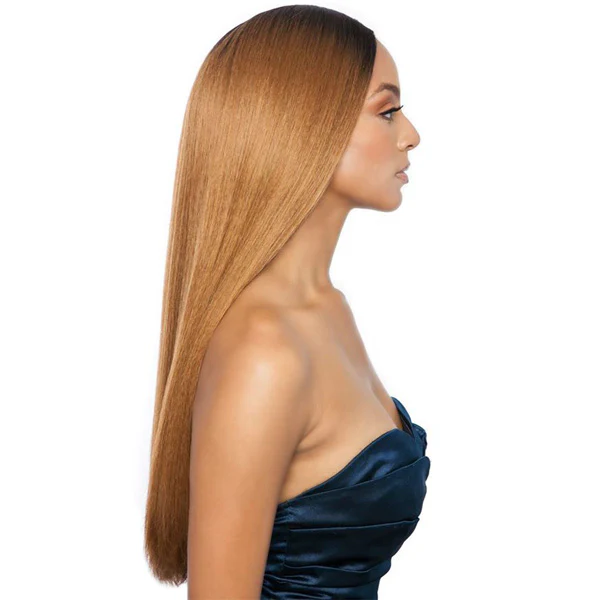 Brown Sugar Human Hair StyleMix Uniweave V Part Wig - BSUW07 NATURAL STRAIGHT 28 Inch - Image 3