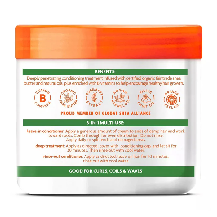 Cantu Shea Butter Argan Oil Leave In Conditioning Repair Cream 16 oz - Image 2