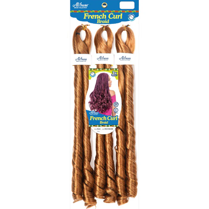 Chade Alitress Crochet Braids - FRENCH CURL 22" 3X - Image 2