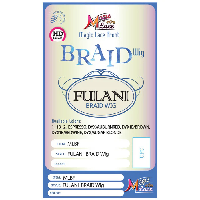 Chade Fulani Braid Magic HD Lace Front Wig - MLBF02 - Image 3