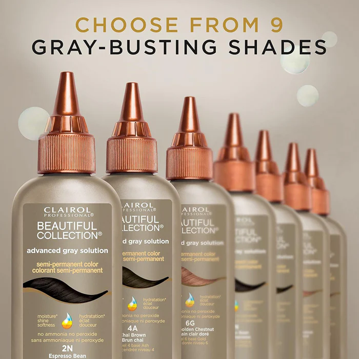Clairol Beautiful Collection Advanced Gray Solution Semi- Permanent Color 3 oz - Image 3