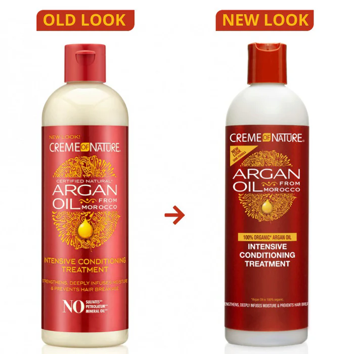 Creme of Nature Argan Oil From Morocco - INTENSIVE CONDITIONING TREATMENT 12 oz - Image 2