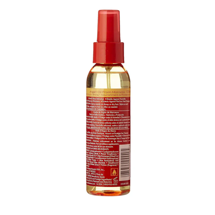 Creme of Nature Argan Oil Gloss & Shine Mist 4 oz - Image 2