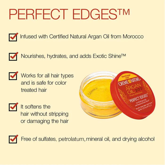Creme of Nature Argan Oil Perfect Edged 2.25oz - Image 5