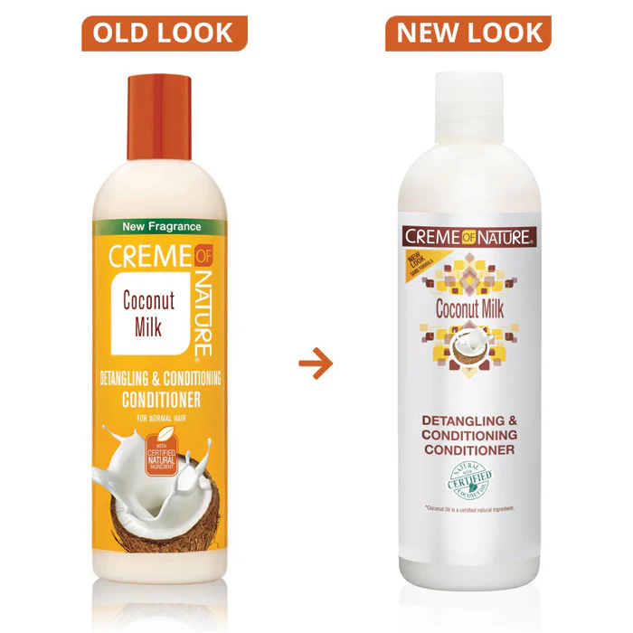 Creme of Nature Coconut Milk Detangling & Conditioning Conditioner 12 oz - Image 2