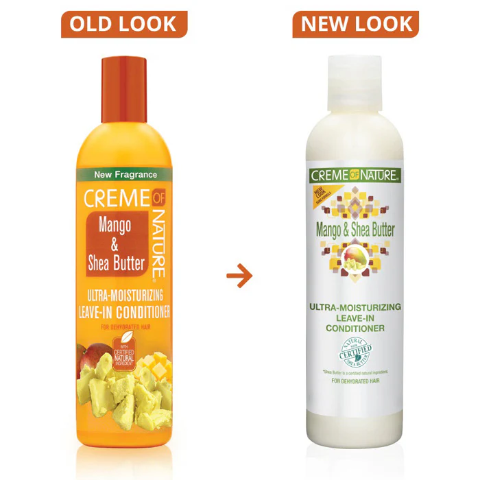 Creme of Nature Mango & Shea Butter Leave-In Ultra-Moisturizing Conditioner 8.45 oz - Image 2