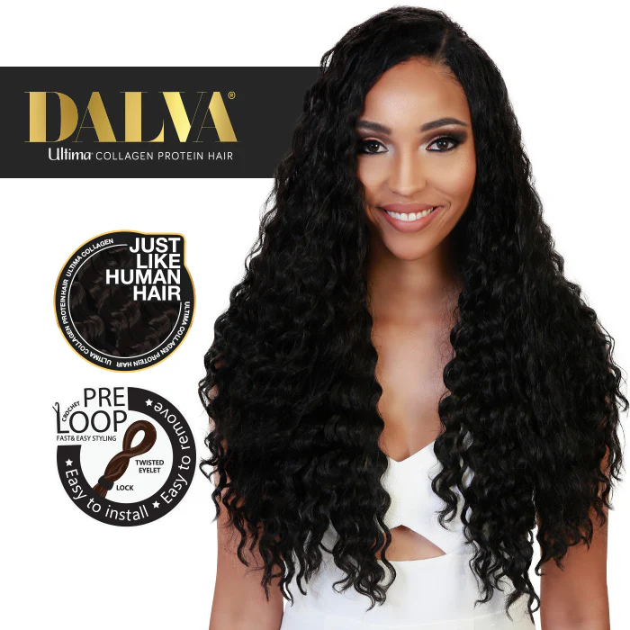 Dalva Ultima Collagen Protein Hair Pre-Looped Crochet Braid - DEEP TWIST 14/18" - Image 12