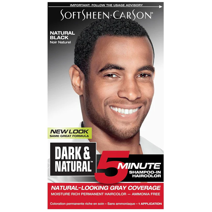 SoftSheen Carson Men's 5 Minute Shampoo-In Haircolor - DARK & NATURAL - Image 2
