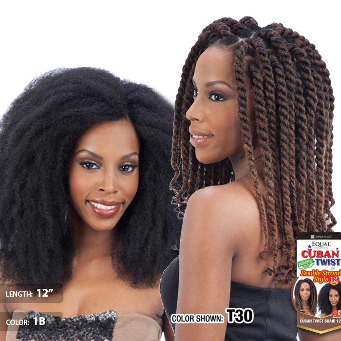 Equal by Shake N Go Cuban Double Strand Style Braid - CUBAN TWIST BRAID 12"/16"/24" - Image 4