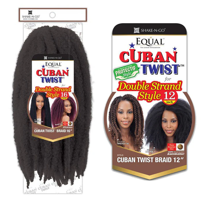 Equal by Shake N Go Cuban Double Strand Style Braid - CUBAN TWIST BRAID 12"/16"/24" - Image 9