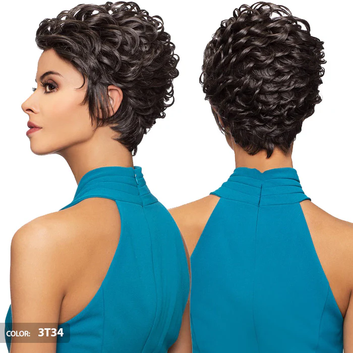 Foxy Silver Collection Fusion Heat Natural J-Part Lace Wig - MELVA - Image 2