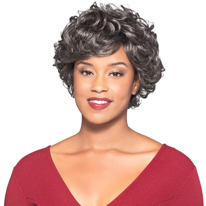 Foxy Silver Human Hair Full Wig - HENSON