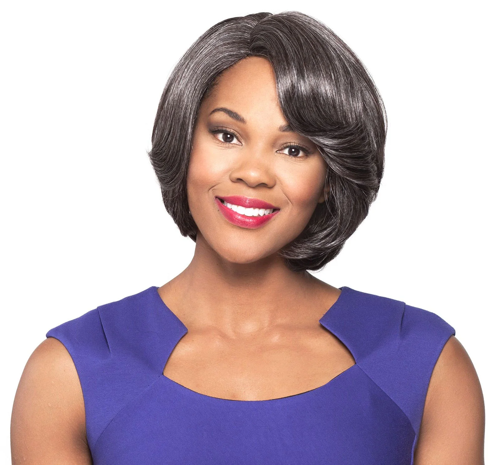 Foxy Silver J-Part Lace Wig - CHERYL