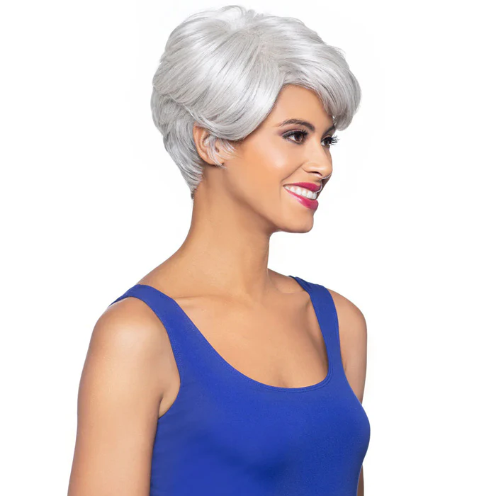 Foxy Silver Natural Lace Top Full Wig - COLLINS