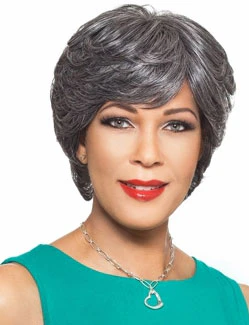 Foxy Silver Wig AGATHA (Hand Stitched) - Image 3