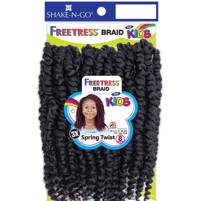 Freetress 3X Kids Pre-Looped Crochet Braid - SPRING TWIST 8" - Image 2