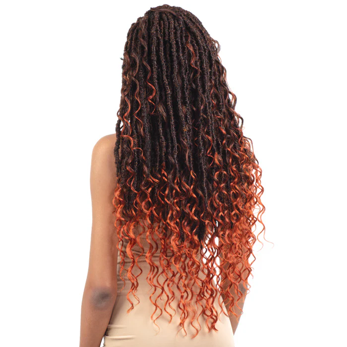 Freetress Braid Pre-Looped Crochet Braid - 3X REBEL BOHO MERMAID LOC 24 - Image 2