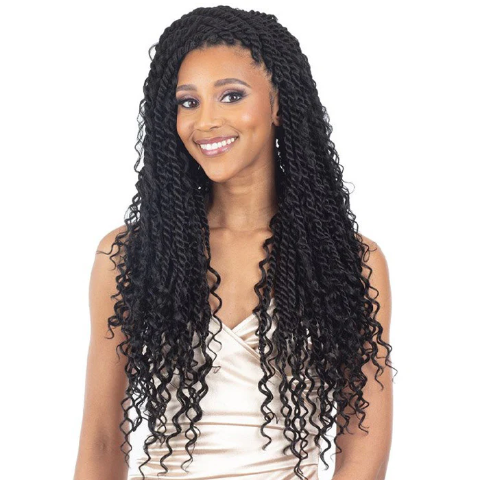 Freetress Braid Pre-Looped Crochet Braids - 3X REBEL BOHO TWIST 22" - Image 2