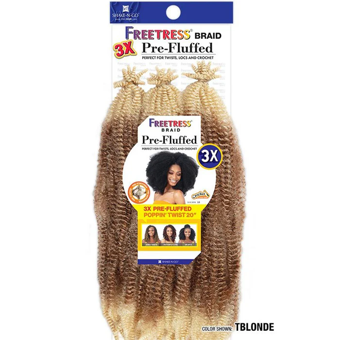 Freetress Crochet Braid - 3X PRE-FLUFFED POPPIN TWIST 20" - Image 8