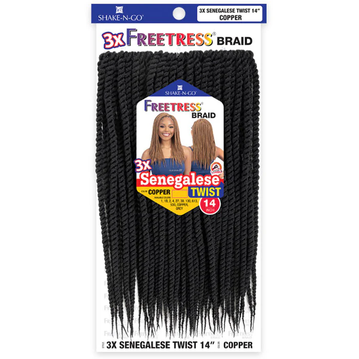 Freetress Crochet Pre-Looped Twist Braid - 3X SENEGALESE TWIST (14"/18") - Image 5
