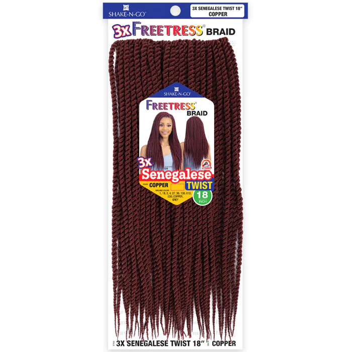 Freetress Crochet Pre-Looped Twist Braid - 3X SENEGALESE TWIST (14"/18") - Image 7