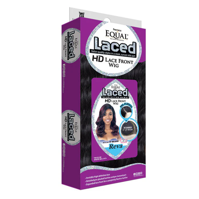 Shake N Go Freetress Equal Synthetic 5" Curved Part HD Lace Front Wig - REVA LACED - Image 8