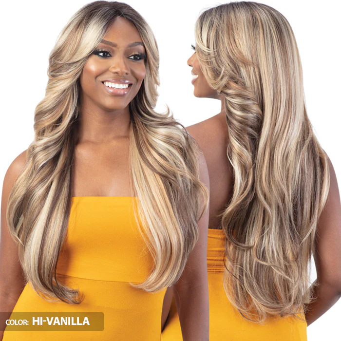 FreeTress Equal Curtain Bang HD Deep Parting Lace Wig - BOMBSHELL - Image 2