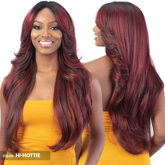 FreeTress Equal Curtain Bang HD Deep Parting Lace Wig - BOMBSHELL - Image 6