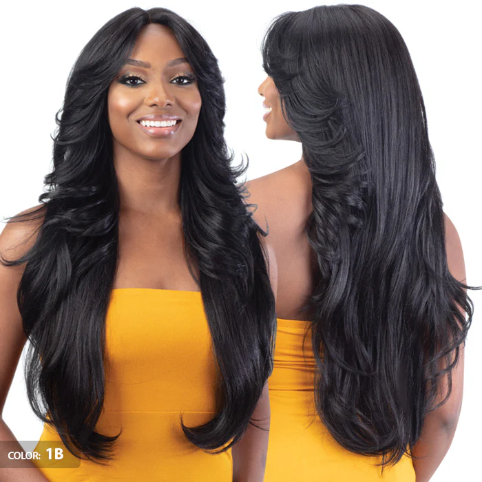 FreeTress Equal Curtain Bang HD Deep Parting Lace Wig - BOMBSHELL - Image 9