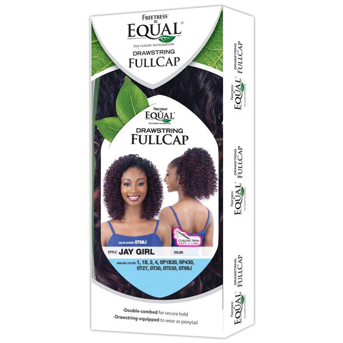 Freetress Equal Drawstring Fullcap Half Wig - JAY GIRL - Image 3