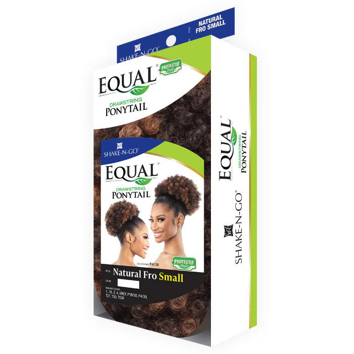 Freetress Equal Drawstring Ponytail - NATURAL FRO SMALL - By Shake N Go - Image 3