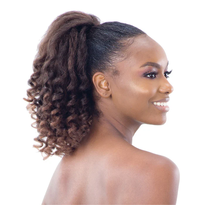 Freetress Equal Drawstring Ponytail NATURAL GIRL (MED ROD) - Image 5