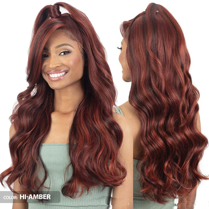 Shake N Go Equal Half Up 13x5 HD Illusion Lace Frontal Wig - HDL-09 - Image 2