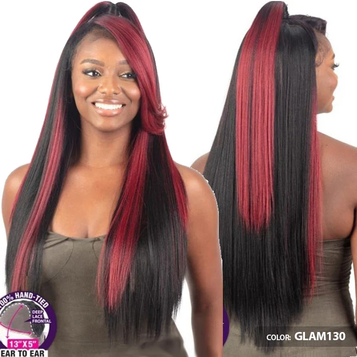 Shake N Go Equal Illusion Half Up 13x5 HD Lace Frontal Wig - HDL-10 - Image 3