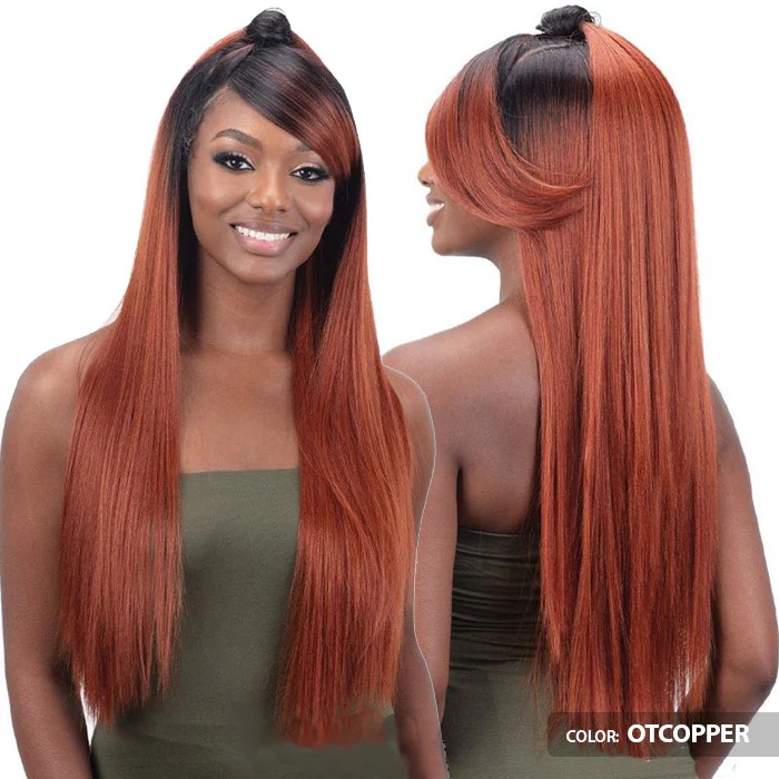 Shake N Go Equal Illusion Half Up 13x5 HD Lace Frontal Wig - HDL-10 - Image 8
