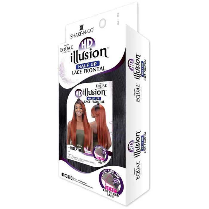 Shake N Go Equal Illusion Half Up 13x5 HD Lace Frontal Wig - HDL-10 - Image 9