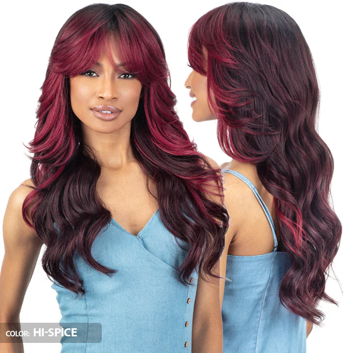 Freetress Equal Lite Full Wig - 013 - Curtain Bang - Image 3
