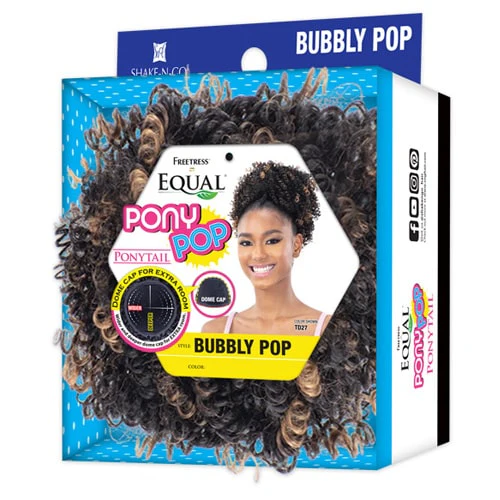 Freetress Equal Pony Pop Synthetic Ponytail - BUBBLY POP - Image 3