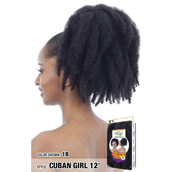 Freetress Equal Synthetic Drawstring Ponytail - CUBAN GIRL 12 Inch - Image 2