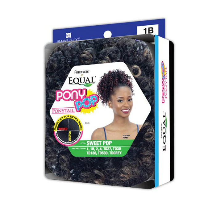 Freetress Equal Synthetic Pony Pop Ponytail - SWEET POP - Image 3
