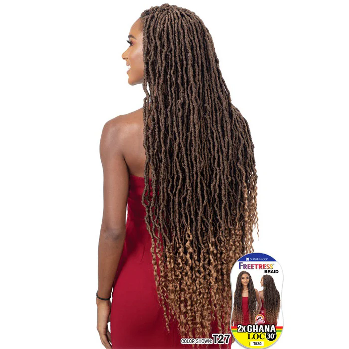 Freetress Pre-Looped Crochet Braid - 2X GHANA LOCS 30" - Image 2