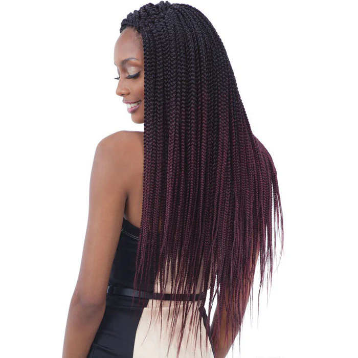 Freetress Pre-Looped Crochet Braid - 2X PRE-STRETCHED NIGERIAN BRAID 24" - Image 2