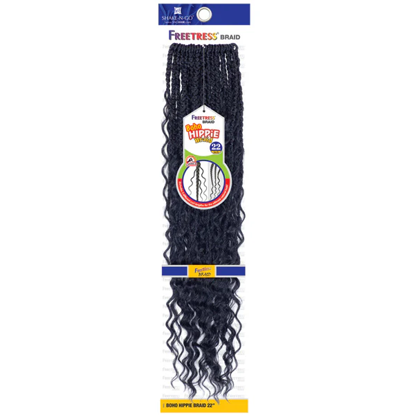 Freetress Pre-Looped Crochet Braid - BOHO HIPPIE BRAID 22" - Image 2
